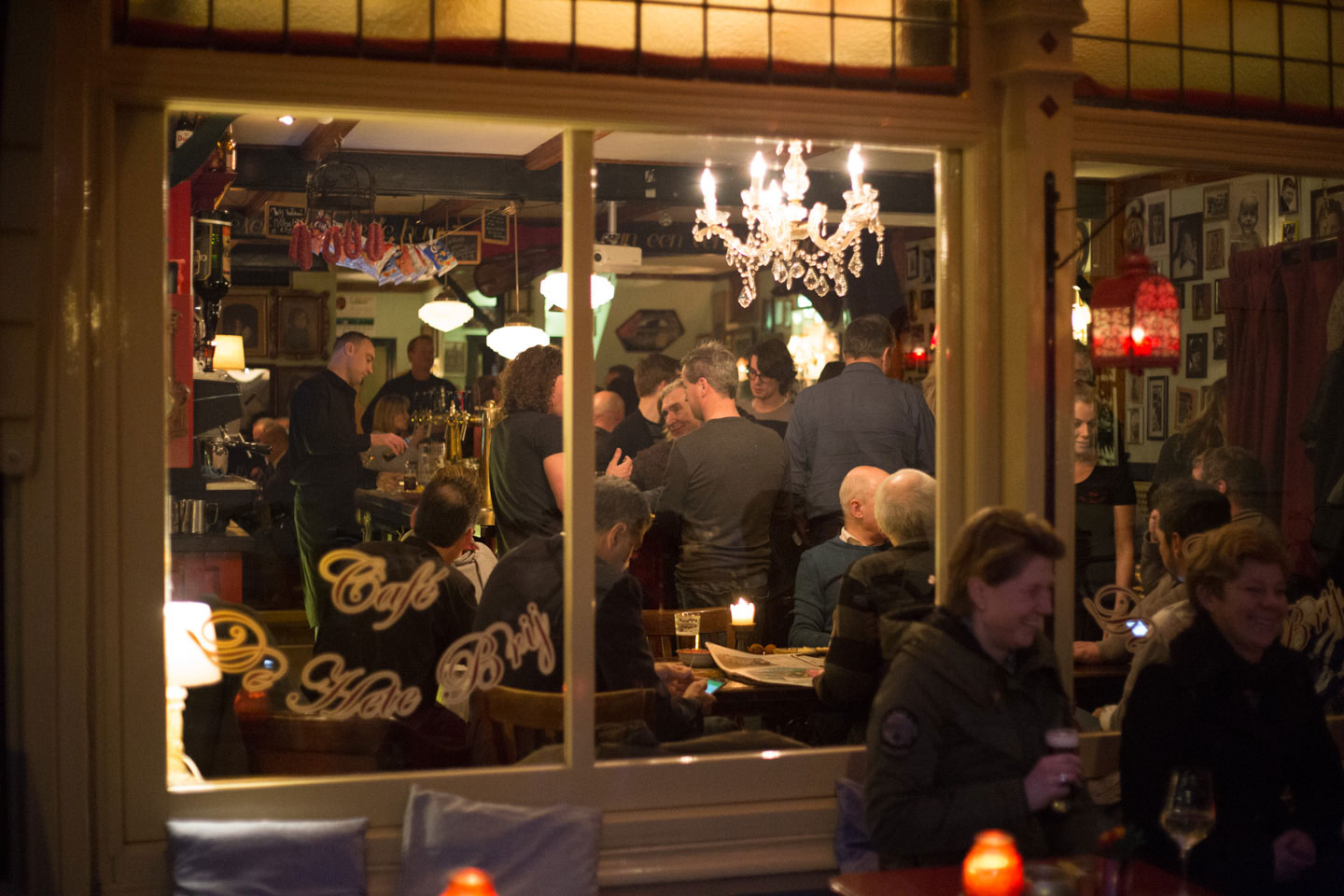 Buitenaanzicht Café De Hete Brij in Zwolle